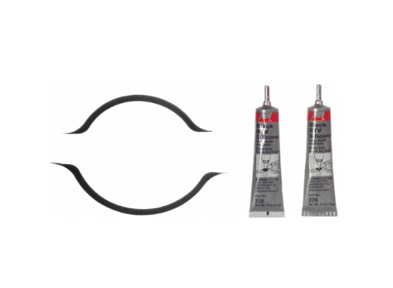 Fel-Pro 94-00 Mazda Miata/95-98 Protege Engine Oil Pan Gasket Set - RTV Silicone w/ Rubber End Seals