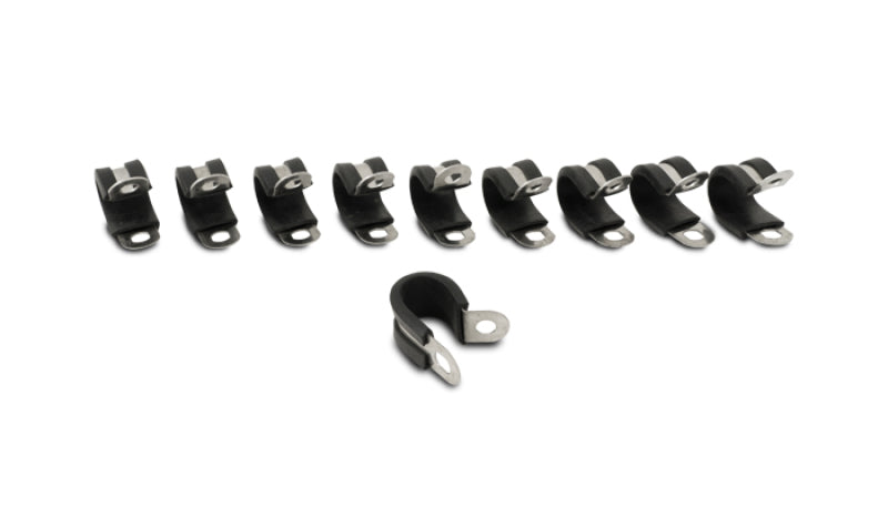 Vibrant Cushion Clamps for 3/5in (-12AN) Hose - Pack of 10