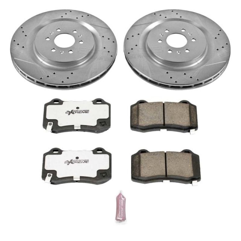 PowerStop Power Stop 04-07 Cadillac CTS Rear Z26 Street Warrior Brake Kit
