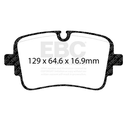 EBC 20-24 Audi A8 Quattro D5 3.0T/Electric Hybrid Bluestuff Rear Brake Pads