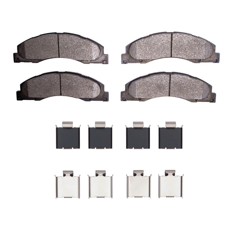 R1 Concepts R1 2008-2025 Ford E-Super Duty Front R1 Semi Met Pads & Hardware Kit