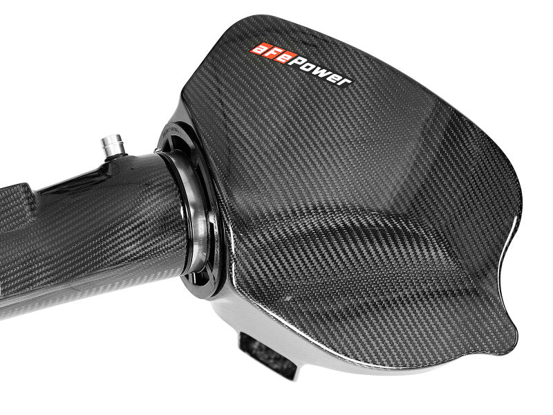 aFe Black Series Carbon Fiber CAIS w/Pro 5R Filter 16-18 BMW M2 (F87) L6-3.0L