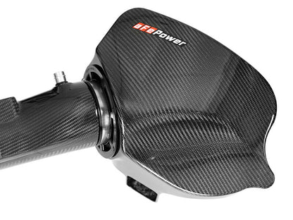 aFe Black Series Carbon Fiber CAIS w/Pro 5R Filter 16-18 BMW M2 (F87) L6-3.0L