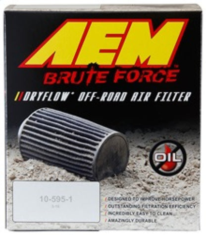 AEM Induction AEM 3 in x 5 in Dryflow Air Filter
