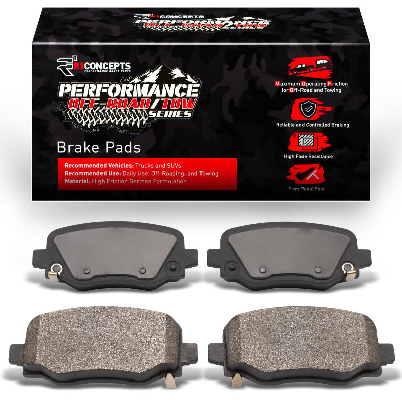 R1 Concepts R1 14-23 Jeep Cherokee Rear Off-Road/Tow Brake Pads