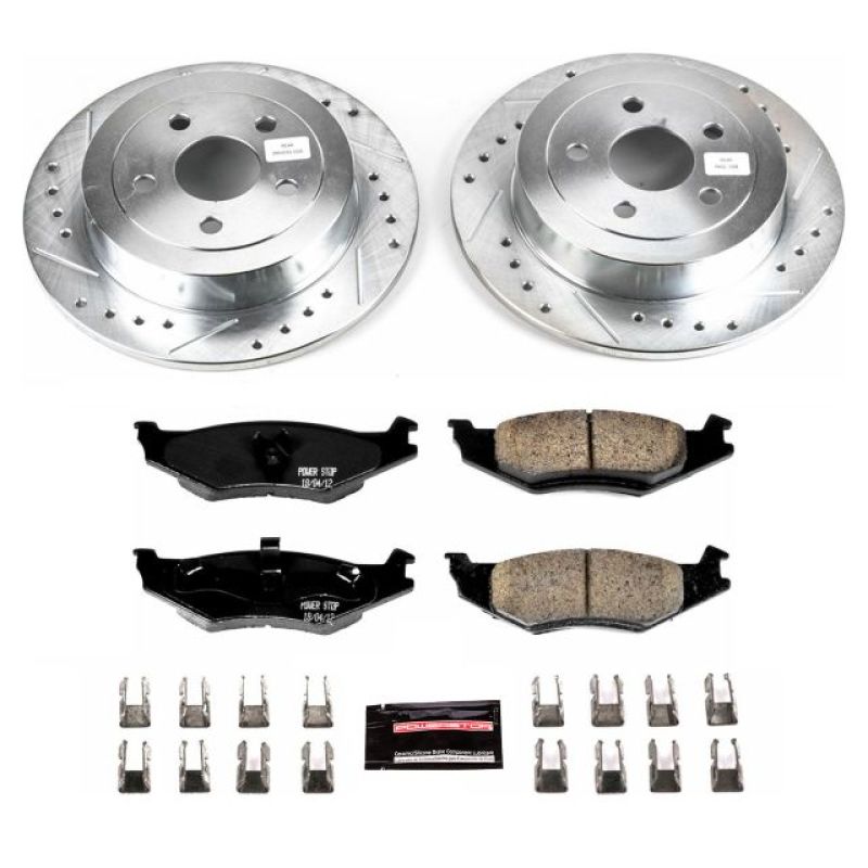 PowerStop Power Stop 96-00 Plymouth Breeze Rear Z23 Evolution Sport Brake Kit