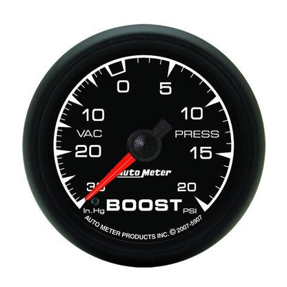 Autometer ES 52.4mm 30 In. HG/20 PSI Vacuum/Boost Gauge