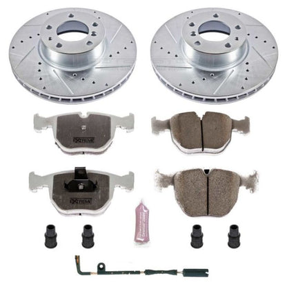 PowerStop Power Stop 97-00 BMW 540i Front Z26 Street Warrior Brake Kit