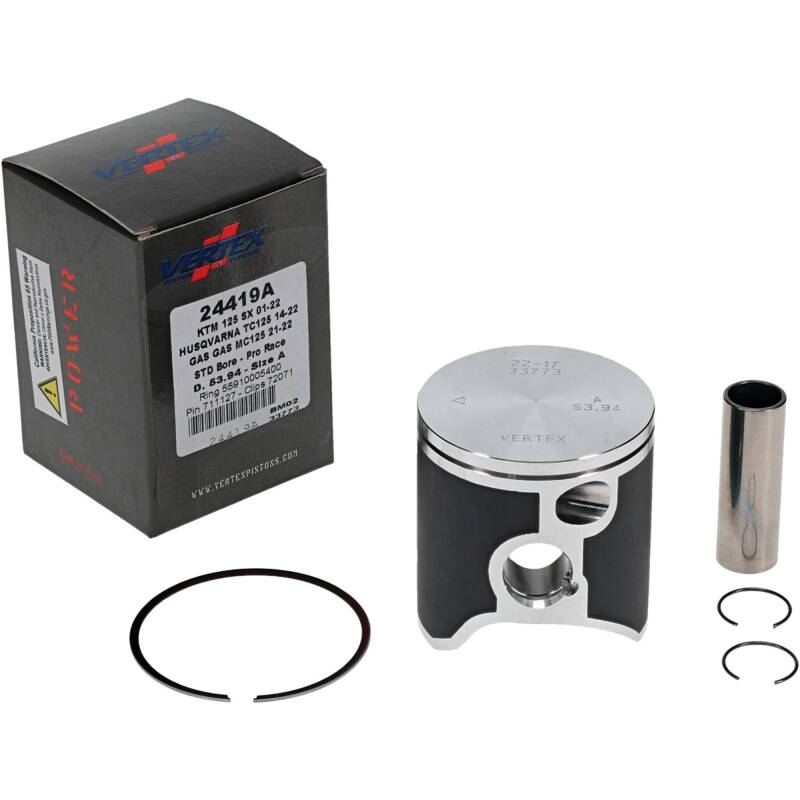 Vertex Pistons Vertex Piston 01-16 KTM 125 EXC 125cc Forged Pro Race Piston Kit