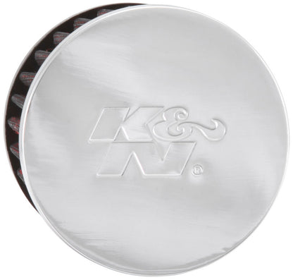 K&N Engineering K&N 1.75in Flange ID x 3in OD x 2.5in H Chrome Finish Rubber Base Crankcase Vent Filter