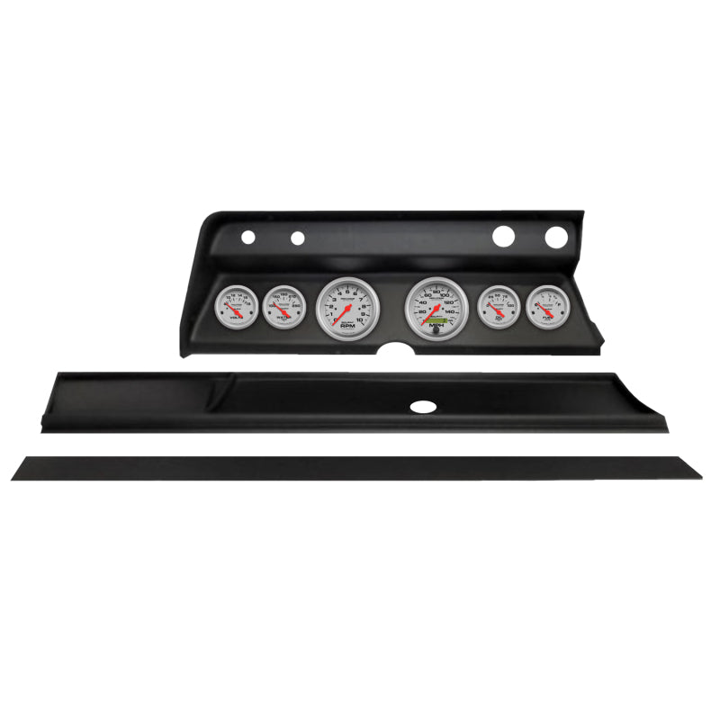 Autometer Ultra-Lite Direct Fit Dash Kit 1966 Chevy Chevelle (2 x 3-3/8in. / 4 x 2-1/16in.)