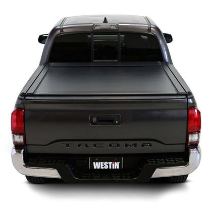 Westin 16-23 Toyota Tacoma 5ft 5in Bed Manual Retractable Tonneau Cover - Black