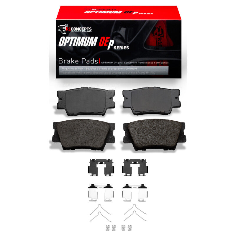 R1 Concepts R1 2006-2018 Lexus HS250H Rear R1 Optimum OE Pads & Hardware Kit