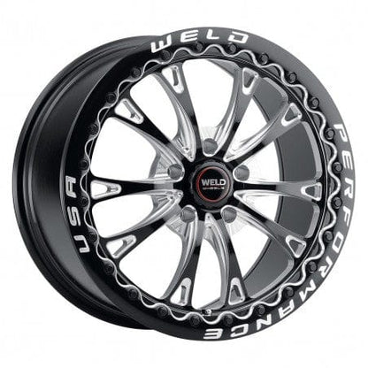 Weld S90880067P30 Belmont Beadlock S908 Wheel 18x10 5x114.3 ET30 BS6.7 Gloss Black MIL - DIA