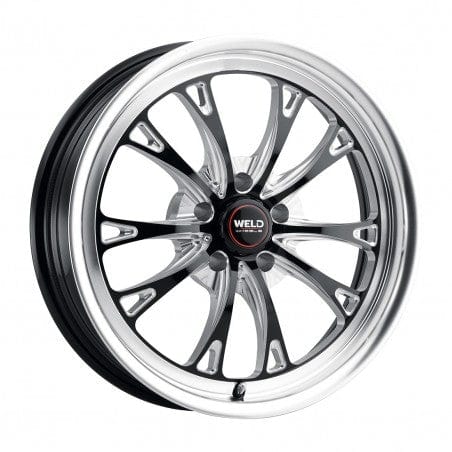 Weld S1578C045N23 Belmont Drag S157 Wheel 18x5 5x112 ET-23 BS2.1 Gloss Black MIL - DIA