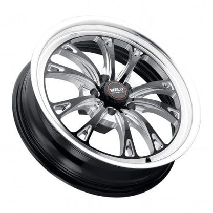 Weld S15780563P65 Belmont Drag S157 Wheel 18x10.5 5x120.65 ET65 BS8.25 Gloss Black MIL - DIA