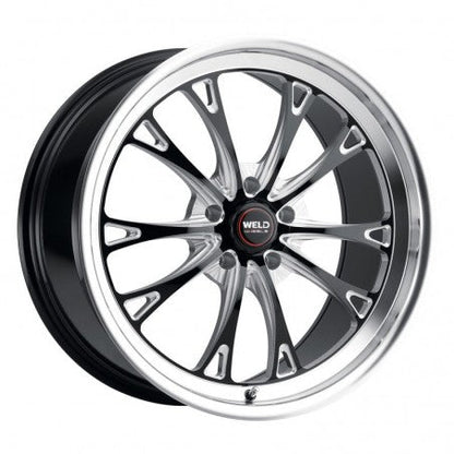 Weld S11300521P38 Belmont S113 Wheel 20x10.5 5x120 ET38 BS7.25 Gloss Black MIL - DIA