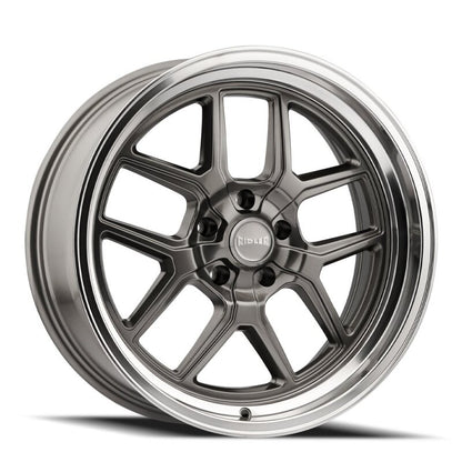 Ridler Wheels Ridler 610 20x8.5 / 5x120.65 BP / 0mm Offset / 83.82mm Hub Gloss Grey Polished Wheel