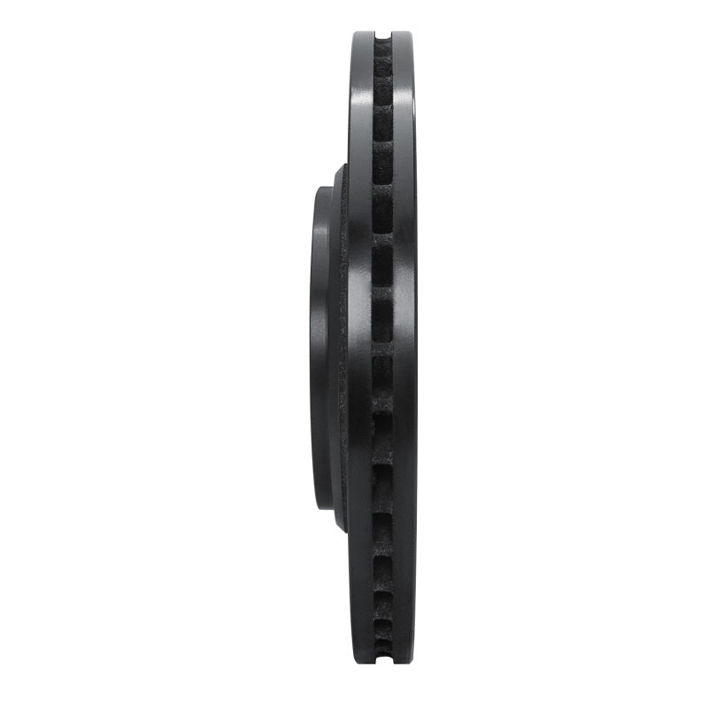 R1 Concepts R1 15-25 Acura MDX Front Left Drilled & Slotted Black Brake Rotor