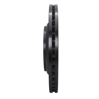 R1 Concepts R1 15-25 Acura MDX Front Left Drilled & Slotted Black Brake Rotor