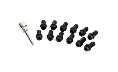 Cometic Gasket Cometic Header Bolts 3/8 - 16 3/4in Grade 5 Black Oxide Finish With Hex and Socket Head