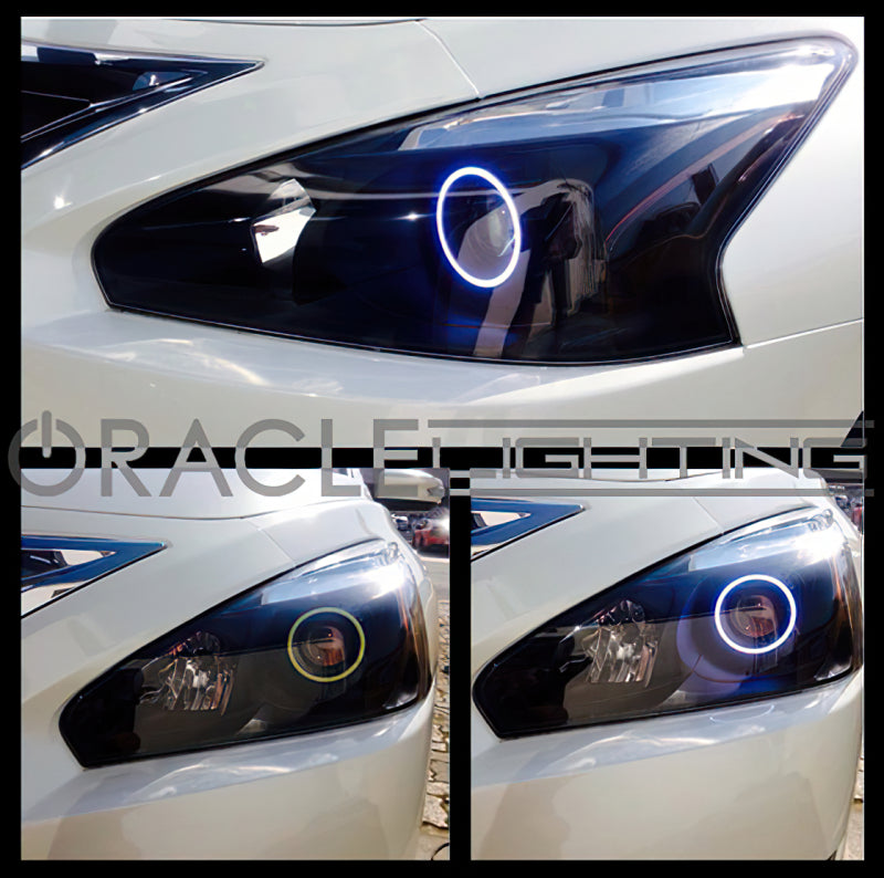 ORACLE Lighting Oracle Nissan Altima Sedan 13-15 Halo Kit - ColorSHIFT w/ BC1 Controller