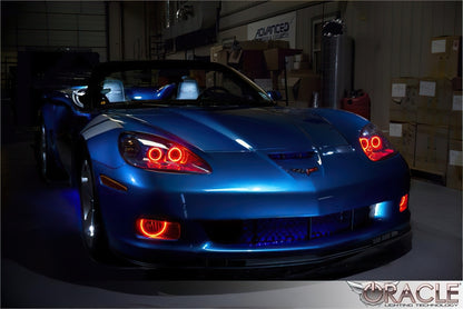 ORACLE Lighting Oracle Chevrolet Corvette C6 05-13 LED Fog Halo Kit - White