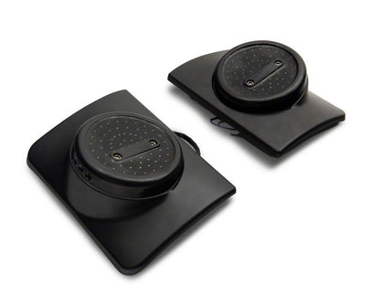 Raxiom 07-18 Jeep Wrangler JK Axial Series Halo LED Tail Lights- Black Housing (Clear Lens)