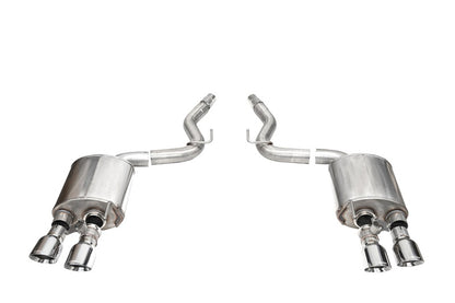 CORSA Performance Corsa 24+ Ford Mustang Dark Horse 5.0L 3in Dual Rear Exit Axle-Back w/Twin 4.5in Polish Slash Tips