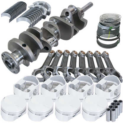 Eagle Ford 429/460 4.140in Crank 6.800in I-Beam Rods -3cc Flat Top 4.440in Pistons Rotating Assembly