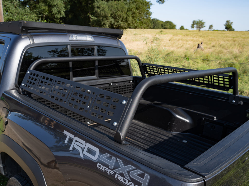 Cali Raised LED Cali Raised 05-23 Toyota Tacoma Overland Bed Bars - 11 Bars Molle Panel Powder Coat Finish