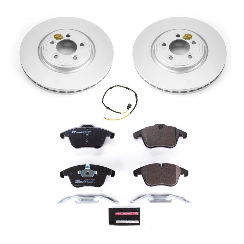 PowerStop Power Stop 13-15 Jaguar XF Front Euro-Stop Brake Kit