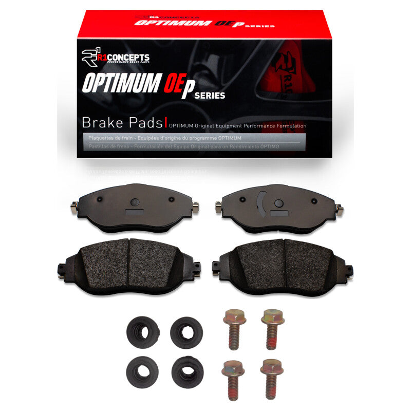 R1 Concepts R1 18-25 Audi Q3 Front Optimum OE Pads & Hardware Kit