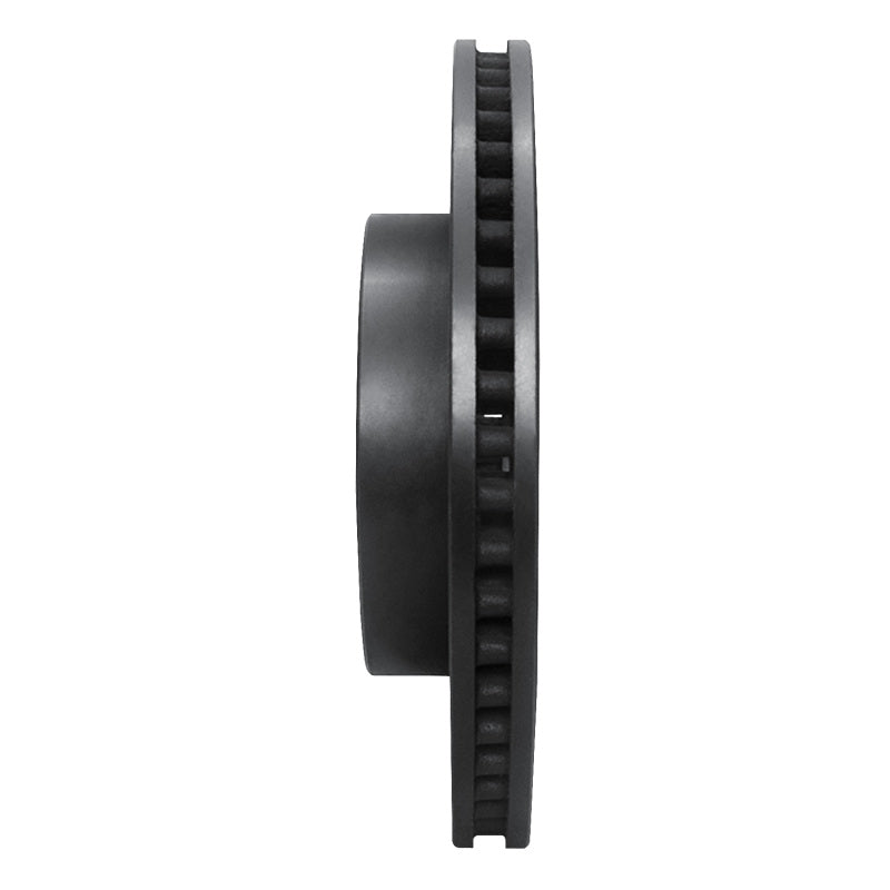 R1 Concepts R1 03-03 Dodge Durango Front Left Drilled & Slotted Black Brake Rotor
