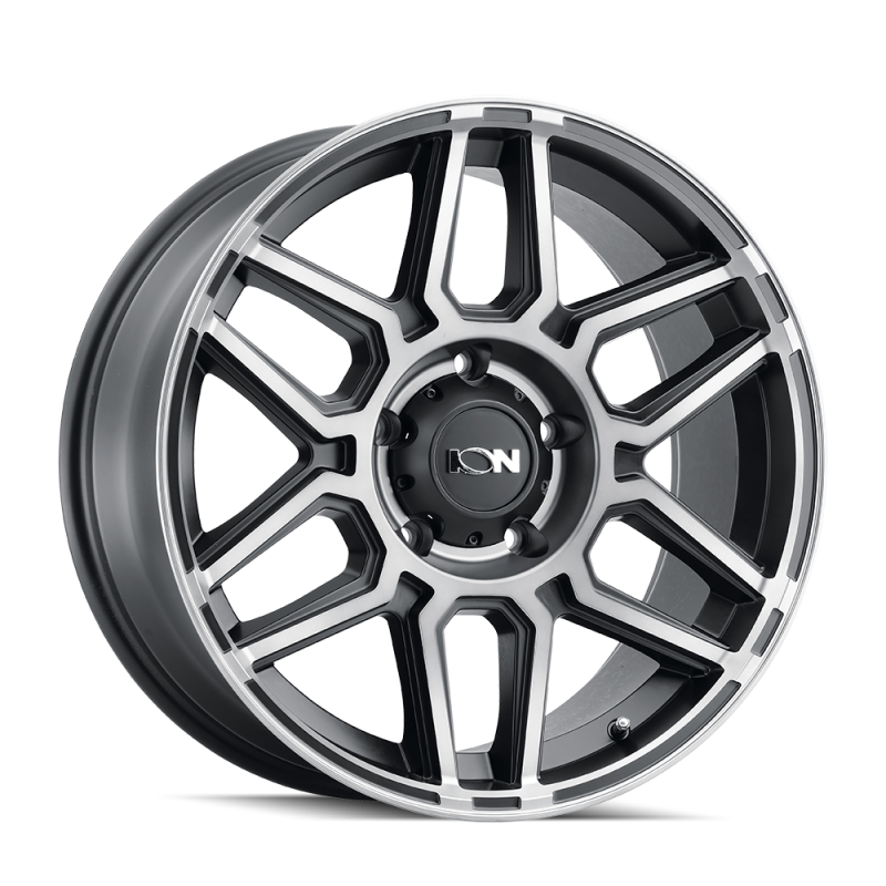 ION Wheels ION Type 146 20x9 / 6x139.7 BP / 0mm Offset / 106mm Hub Matte Black W/Machined Dart Tint Wheel
