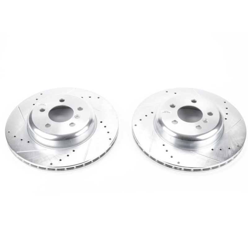 PowerStop Power Stop 16-18 BMW 320i xDrive Rear Evolution Drilled & Slotted Rotors - Pair
