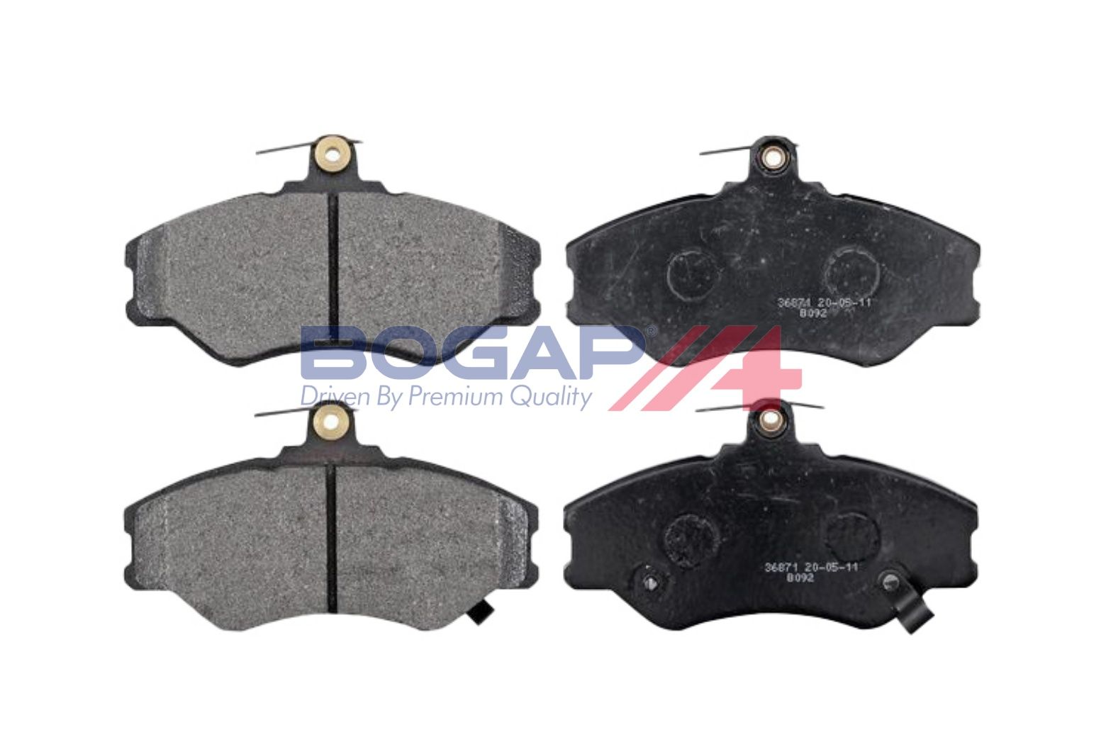 BOGAP Y8210212 Brake Pad Set, Disc Brake | ML Performance Car Parts