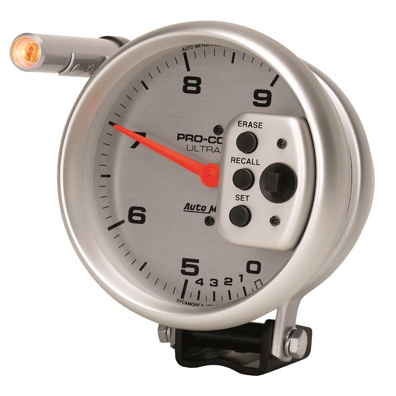 Autometer Ultra-Lite 5 inch 9000 RPM Dual Range w/ Shift-Lite and Memory Tach