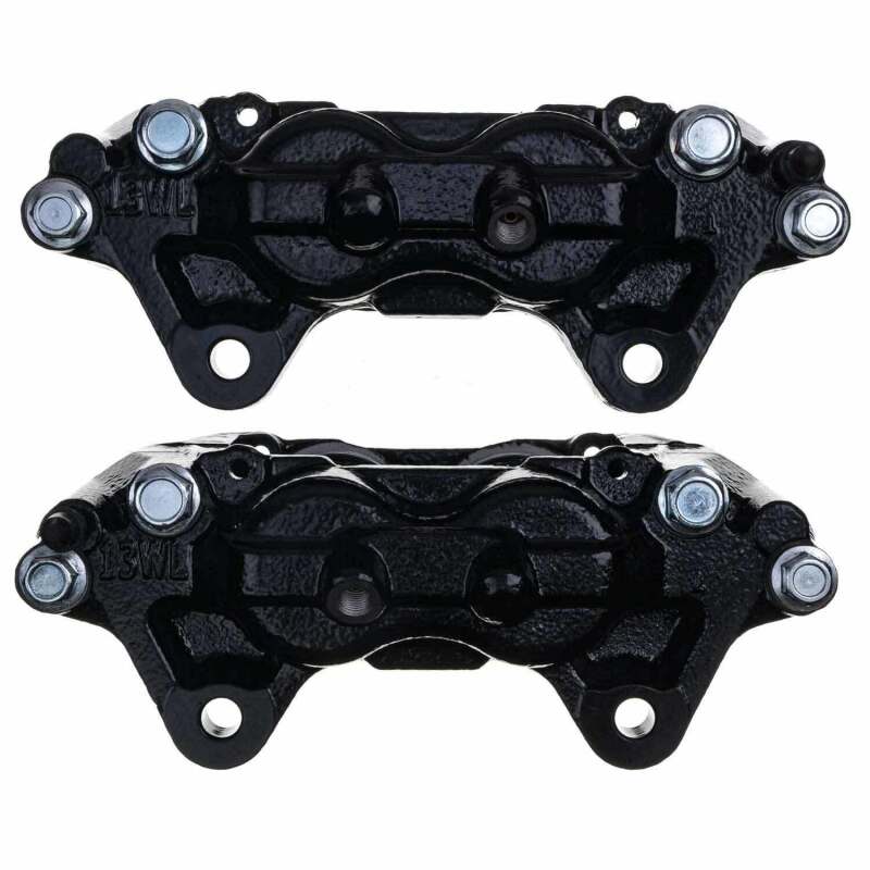 PowerStop Power Stop 01-07 Toyota Sequoia Front Black Caliper - Pair w/o Bracket