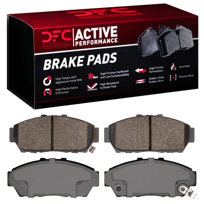 DFC 93-01 Acura Integra Front Active Performance Pads - Low Metallic