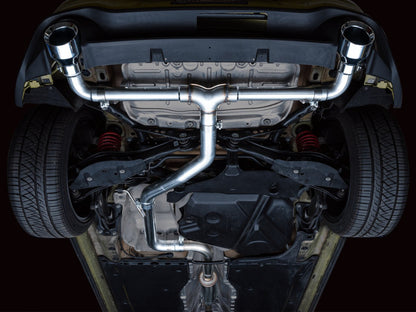 AWE Tuning 2022 VW GTI MK8 Track Edition Exhaust - Chrome Silver Tips