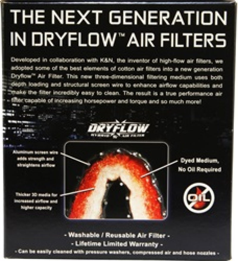 AEM Induction AEM Dryflow Air Filter Conical 5.5in Base OD x 4.75in Top OD x 5in Height