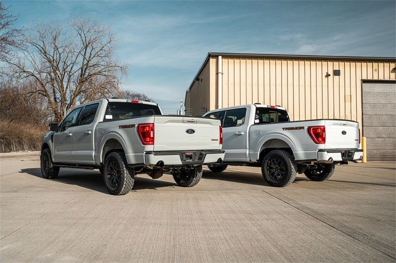 CORSA Performance Corsa 2021-2025 Ford F-150 SuperCrew/5.5ft Bed 3.5L V6 Sport Cat-Back Dual Rear Exit-Black PVD