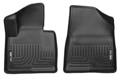 Husky Liners 13-15 Hyundai Sante Fe GLS/Limited WeatherBeater Front Row Black Floor Liners