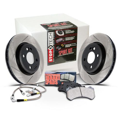 Stoptech Sport Axle Pack, Slotted, Rear