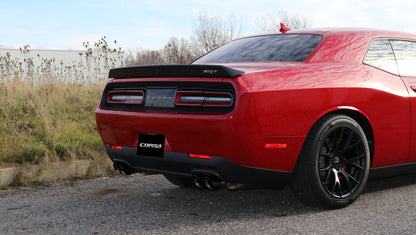 CORSA Performance Corsa 2015-2023 Dodge Challenger Hellcat Dual Rear Exit Extreme Exhaust w/ 3.5in Black Tips