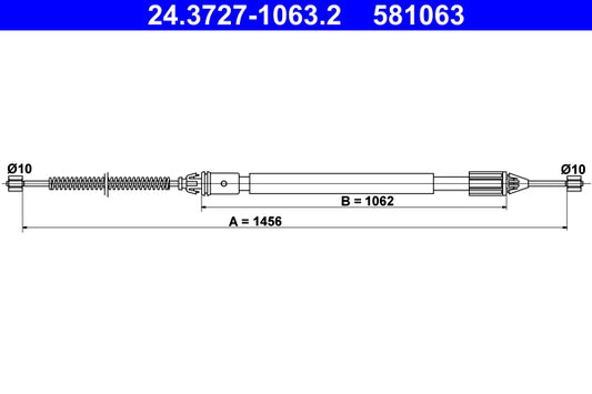 BOSCH 1987482006 Parking Brake Cable Pull