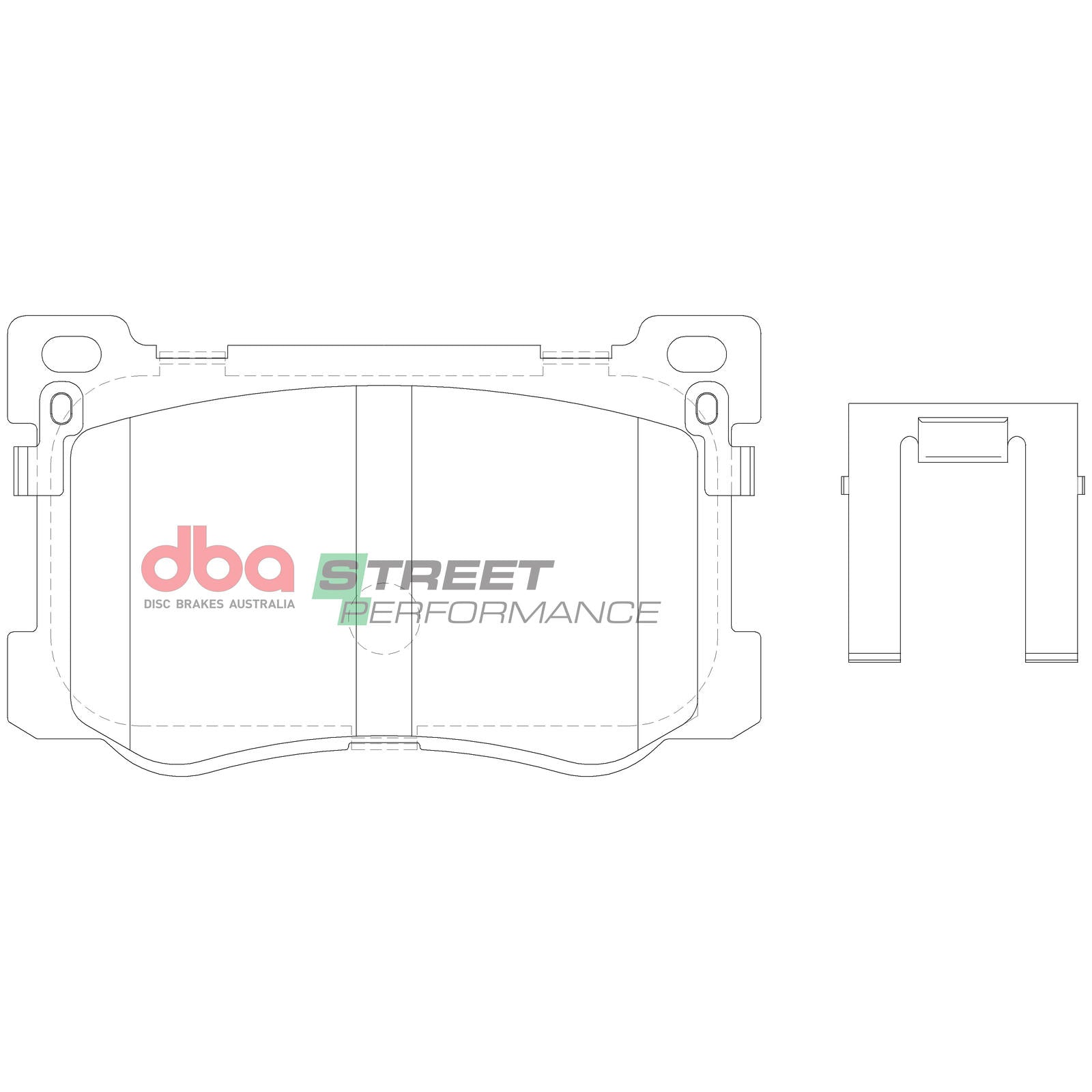 DBA DB15021SP High Performance Brake Pad Set