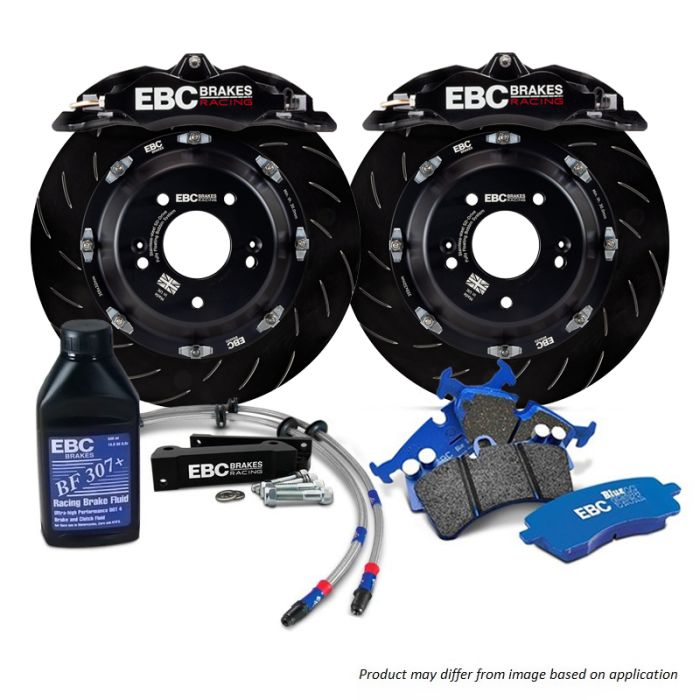 EBC BBK012BLK1 Big Brake Kit Front 355x32mm Curved Slotted Apollo4 Black