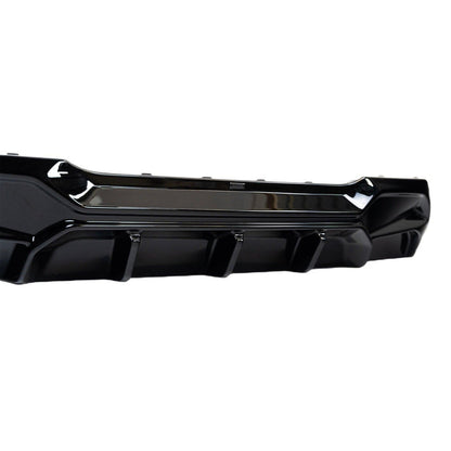 Zaero ZA-F4X-PRE-LCI-SE-DF BMW 1 SERIES 116I 116D 118I 118D F40 SINGLE EXIT EVO-1 GLOSS BLACK REAR DIFFUSER